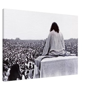 Woodstock Vintage Poster on Canvas