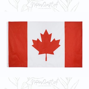 Kanadische Flagge 3 x 5 ft, 90 x 150 cm großes langlebiges Ahornblatt Banner für drinnen und draußen, Veranstaltungen, Geschenk, Nationaltag, oh Kanada