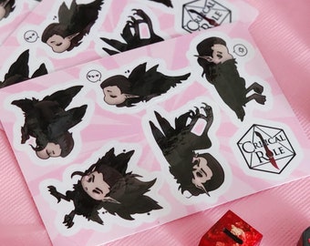 Baby Raven Vax’ildan Sticker Sheet