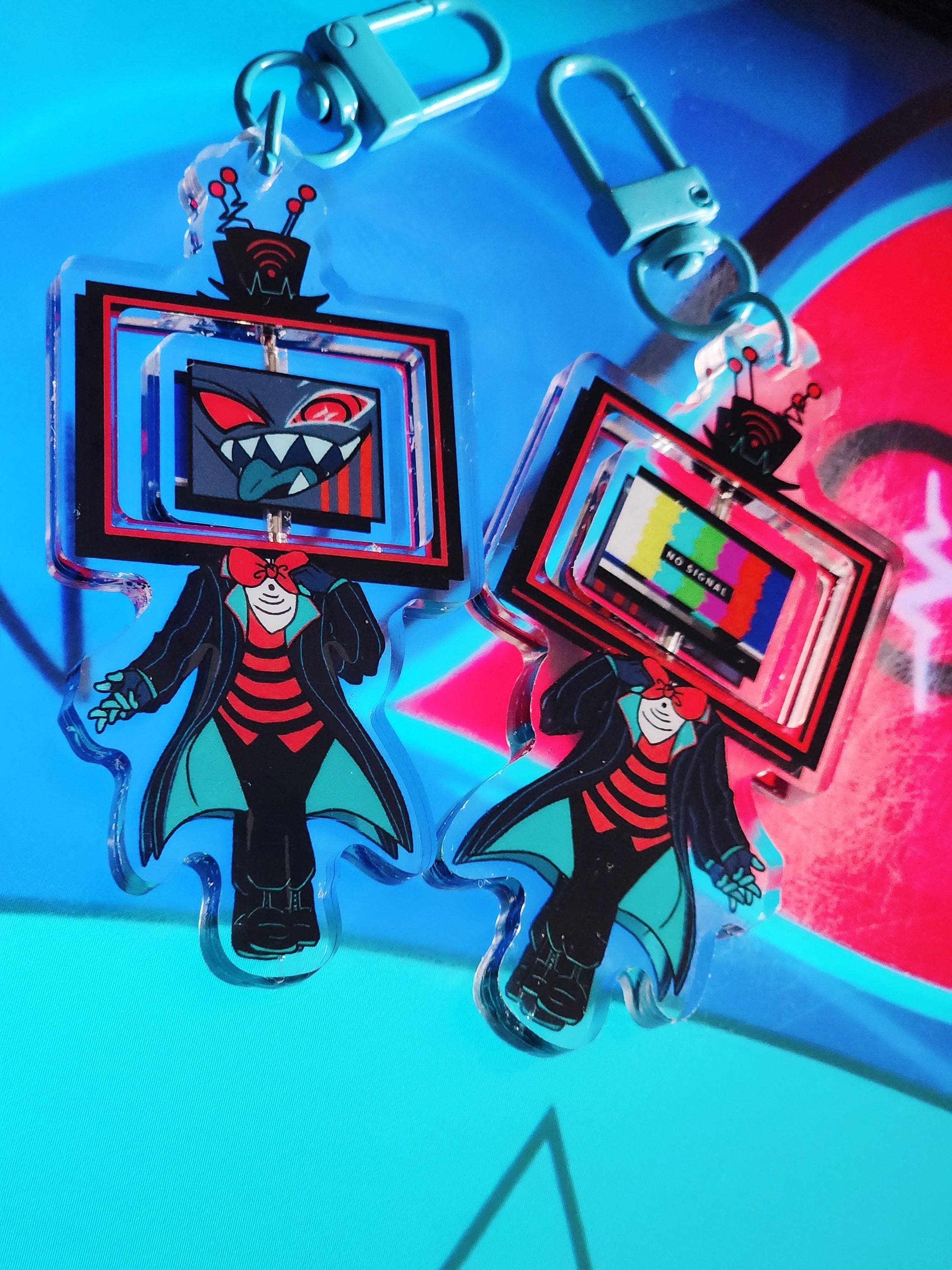 Hazbin Hotel Vox Keychain [pre-order] - Etsy