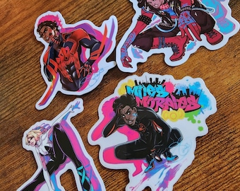 Spider Verse Stickers