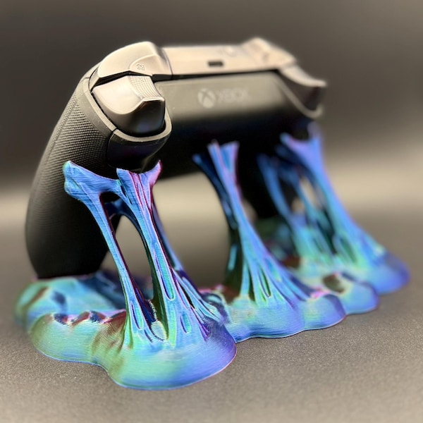 Soporte adhesivo para mandos de Xbox y PS5 / Diseño único impreso en 3D / Múltiples opciones de color