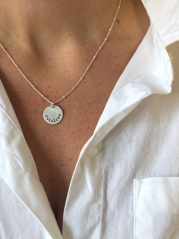 personalized children's name necklace