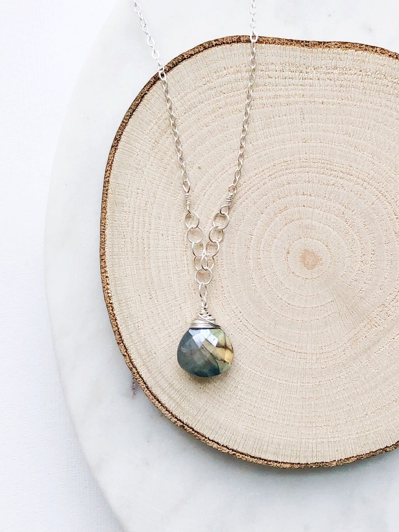 Fine Jewelry Gemstone Necklace Gemstone Jewelry 14K Gold Etsy