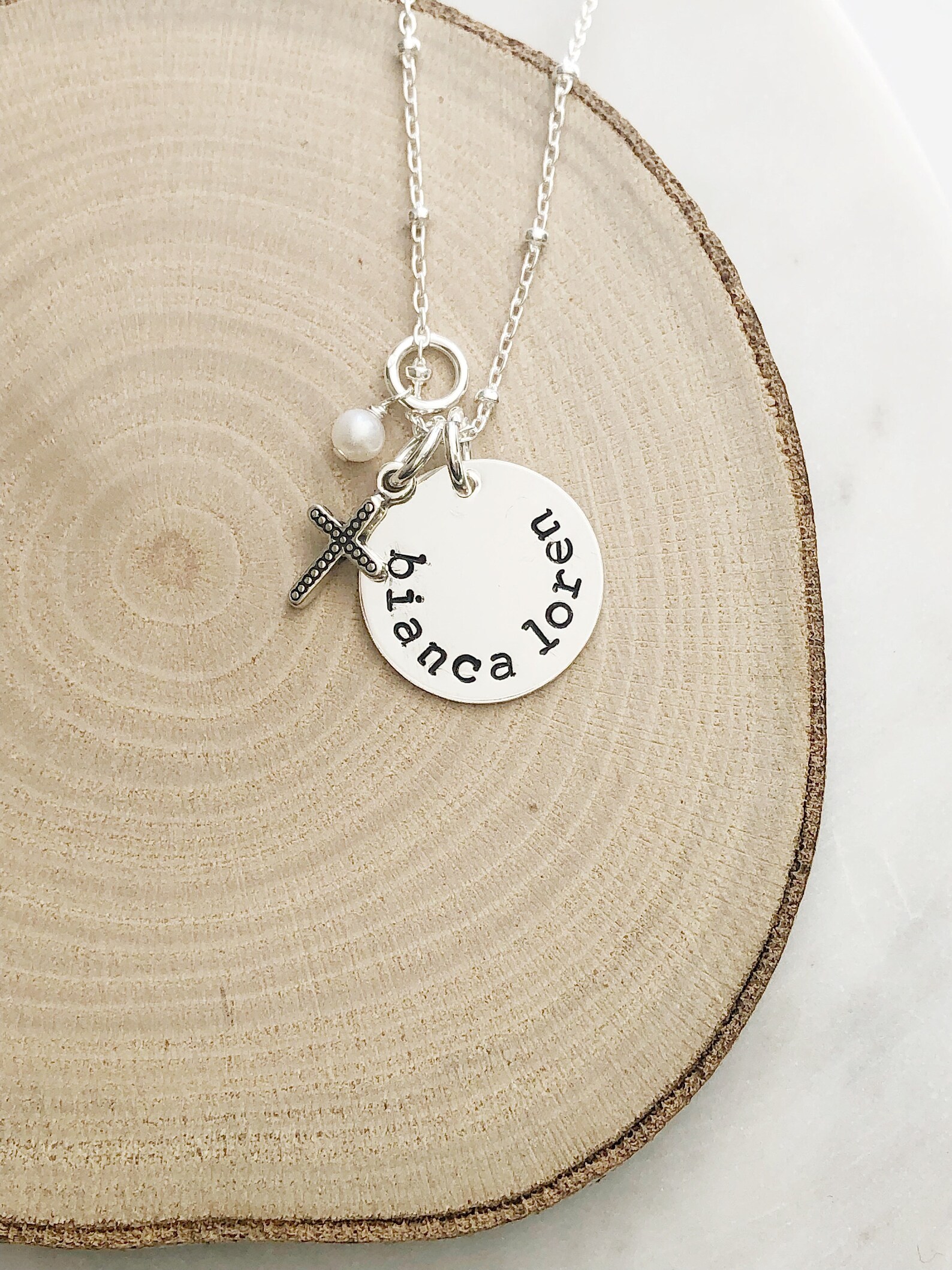 Baptism Necklace Baptism Jewelry Adult Baptism Gift Etsy