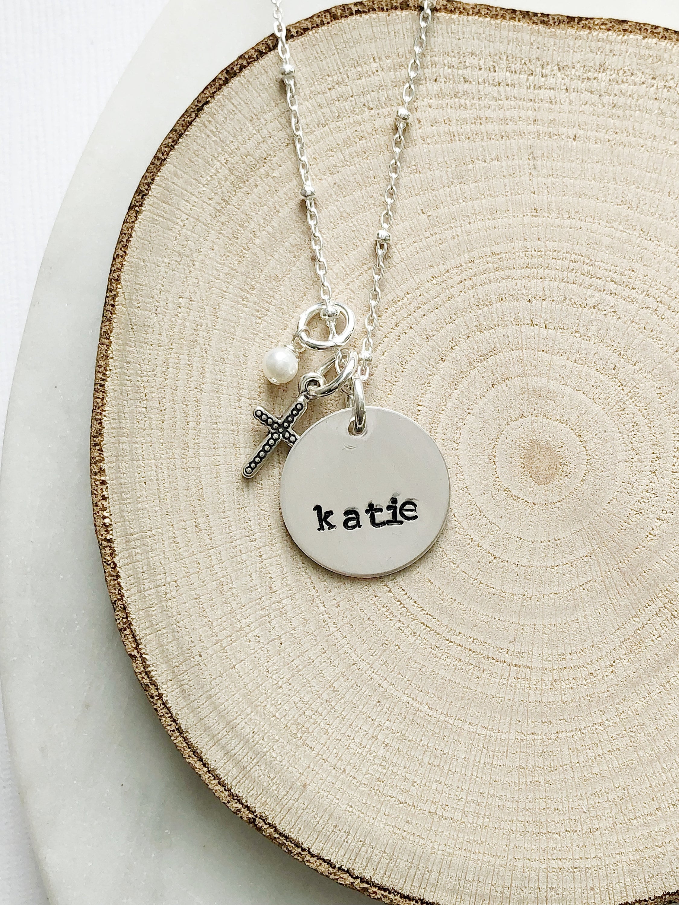 Baptism Necklace Baptism Jewelry Adult Baptism Gift Etsy