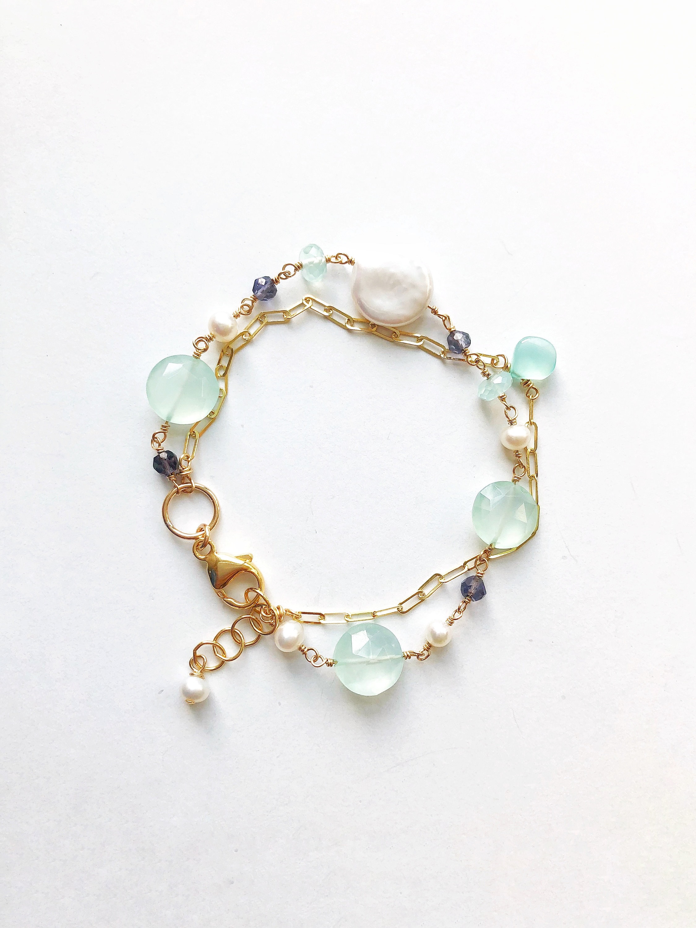 stone bracelet for ladies gold