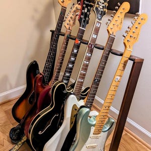Wood Guitar Stand Rack | Multi Guitar Stand | Guitar Rack | Guitar Accessories | Guitar Holder | Guitar Storage | Gift For Him