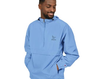 Kurtka typu anorak z logo Airborne | Składana wiatrówka