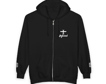 Bluza z kapturem Skybound Airplane Graphic | Bluza z kapturem zapinana na zamek