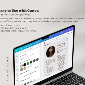 Aesthetic Resume Professional, Professional CV Template Canva, Resume with Cover Letter, Modern Cv Resume with Photo, Instant Download image 6