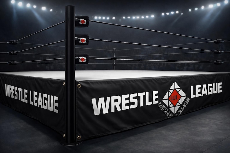 Custom Ring Skirts / Aprons | Boxing Wrestling MMA With Logo | Full ...