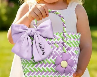 Personalized Woven Bag Beach Bag Custom Name Tote Bag, Bridesmaid Tote Bag Custom Woven Bag Bride Bag, Wedding Gifts for Her Party Bag