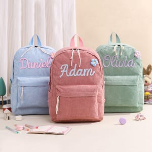 Sac à dos personnalisé pour enfant, sac à dos à couches personnalisé, cartable léger et durable pour tout-petits, cartable pour tout-petit, indispensable pour maman