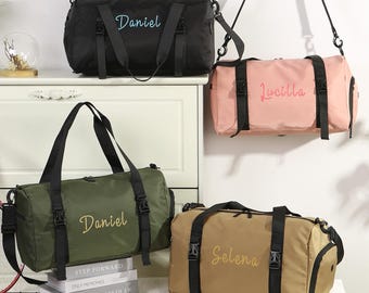 Personalized Travel Bag, Custom Monogrammed Duffel Bag, Gym bag Luggage, Weekender Bag, Monogram Overnight Bag, Travel Bag, Kids Duffel Bag
