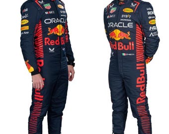 Traje de karts Red Bull: sublimación digital, personalización gratuita