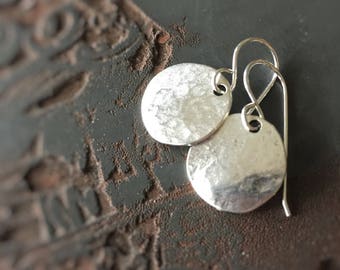 Lafayette Silver Earrings on Sterling Silver Ear Wires - The Perfect Pair of Everyday Earrings