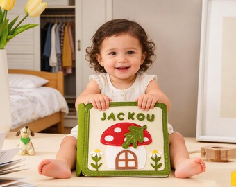 Personalized Felt Quiet Book for Toddler,Busy Book for Kid,Handmade Felt Quiet Books,Montessori Style Toys,Themed Books,Newborn Gifts