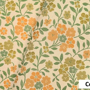 Romantischer französischer Blumenstoff von Casal: Polsterung und Dekoration - Meterware