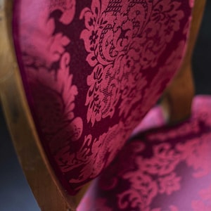 Elegant Damask Upholstery Fabric, Luxury French Jacquard by Casal, Classic Baroque Textile for Chairs, Cushions & Drapery, Sold by the meter