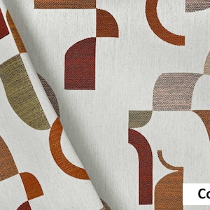 Geometric Modern Upholstery Fabric – Casal Signature Collection | Heavyweight Italian Fabric by the Meter