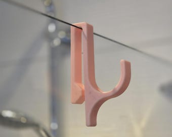 Towel hook, shower glass hook, hook clamp