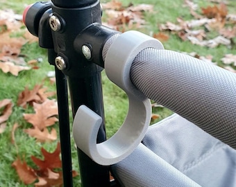 Fuxtec 2-piece set of hooks for handcarts, stroller accessories, and gadgets