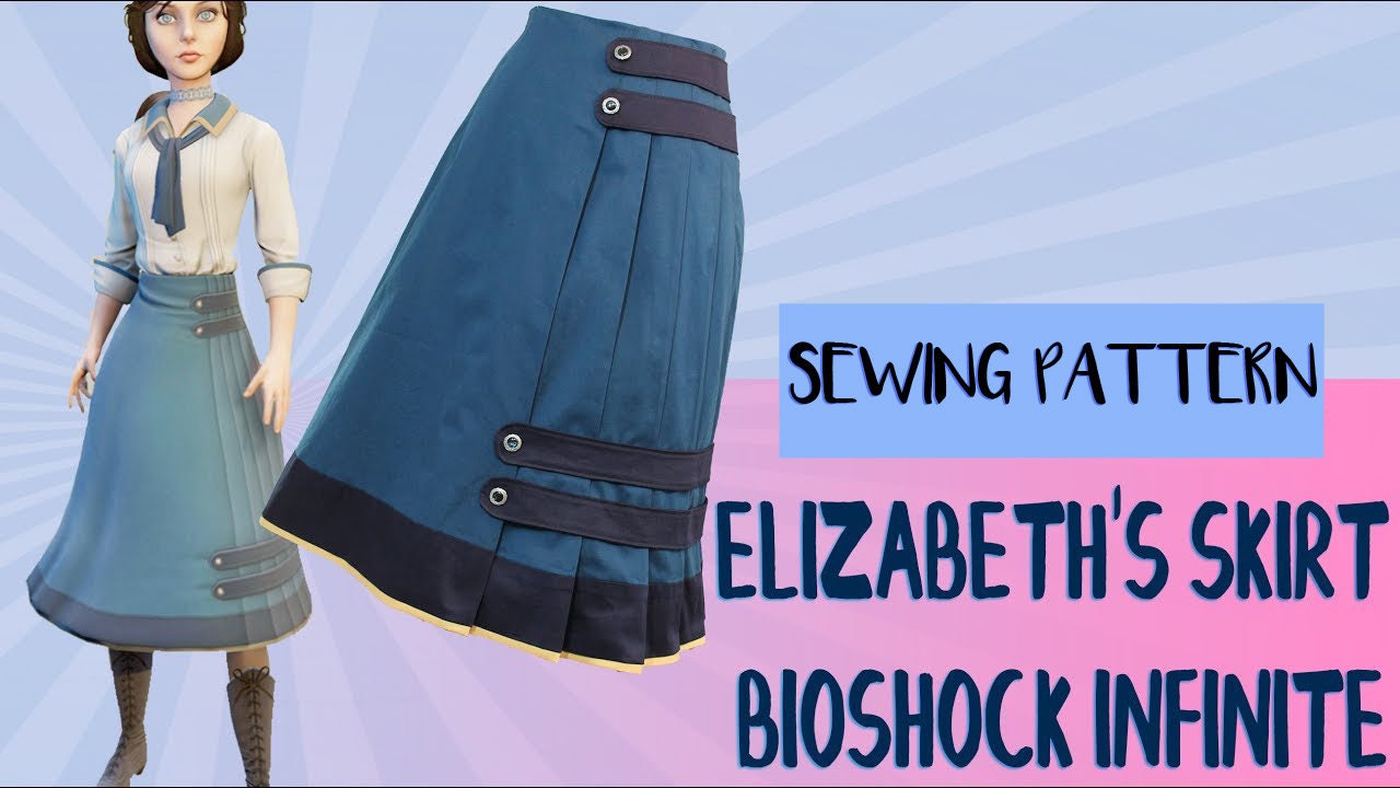 Elizabeth Comstock Cosplay Skirt Pattern From Bioshock 