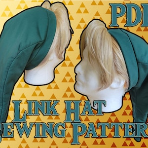 Hero of Time, Link Hat Sewing Pattern || Legend of Zelda Cosplay Costume Inspired Hat