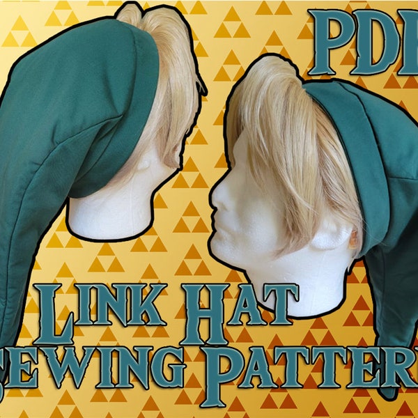 Hero of Time, Link Hat Sewing Pattern || Legend of Zelda Cosplay Costume Inspired Hat