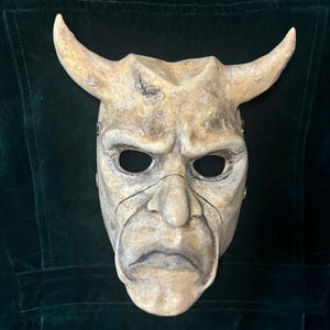 Máscara GRABBER em resina ~ Cosplay de Telefone Preto (feita à mão) | Máscara assustadora de diabo gótico