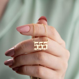 Silver Personalized Number Necklace, Custom Lucky Number Jewelry, Customized Necklace, 14 K Gold Jewelry Gifts for Her, Sport Number Jewelry