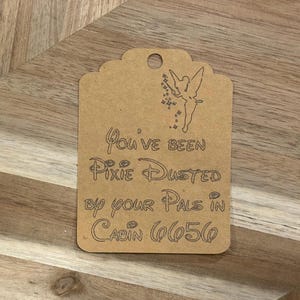 Customize Gift Tag for DCL Pixie Dusting
