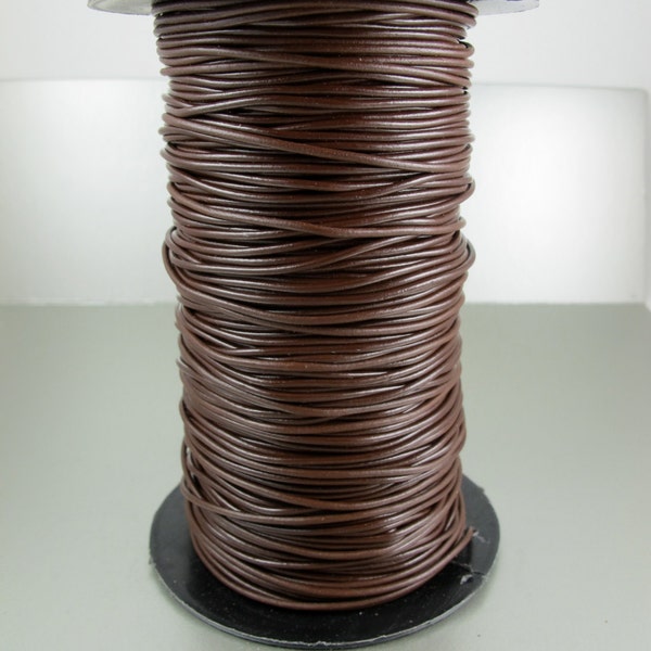 Greek Leather Cord, CHOCOLATE, 1.9mm, 2 yards (6 feet)