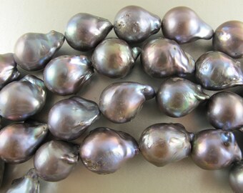 ONE BAROQUE PEARL, Flameball/Fireball Pear Shape Pearl, Bridal Pearl, Freshwater Natural Pearl, approx 12x20mm, One Pearl, (P053)