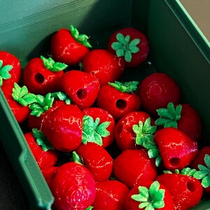 Strawberry Shaped Kandi Beads