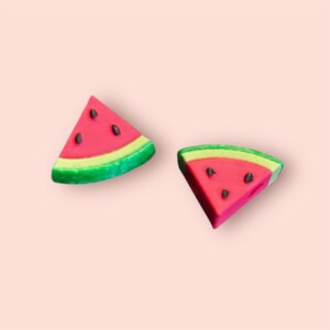 Watermelon Shaped Kandi Beads