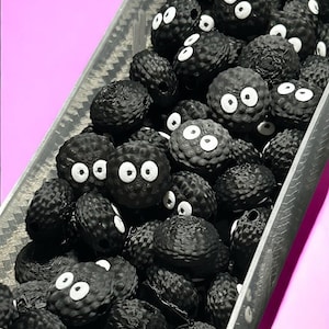 UPDATED Ghibli Inspired Soot Sprite & Star Sprinkle Kandi Bead Mix Bag Bead Soup all soot sprites