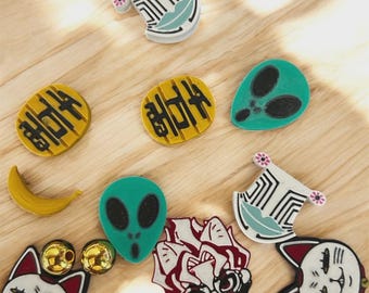 Alien Anime Inspired Kandi Bead Soup - Momo Dan Dan Ken