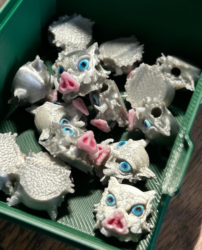 Demon Slayer Inspired Inosuke Kandi Beads - Etsy