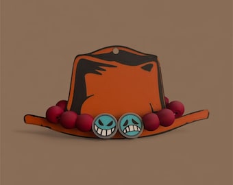One Piece Inspired Ace Happy Sad Faces Bracelet Cosplay Anime Jewelry