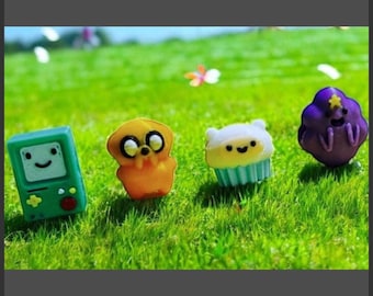 Adventure Time Inspired Finn Jake LSP BMO Kandi Bead Mix Bag Bead Soup