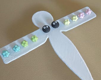Ghibli Inspired Soot Sprite & Konpeito Earring Gift Set