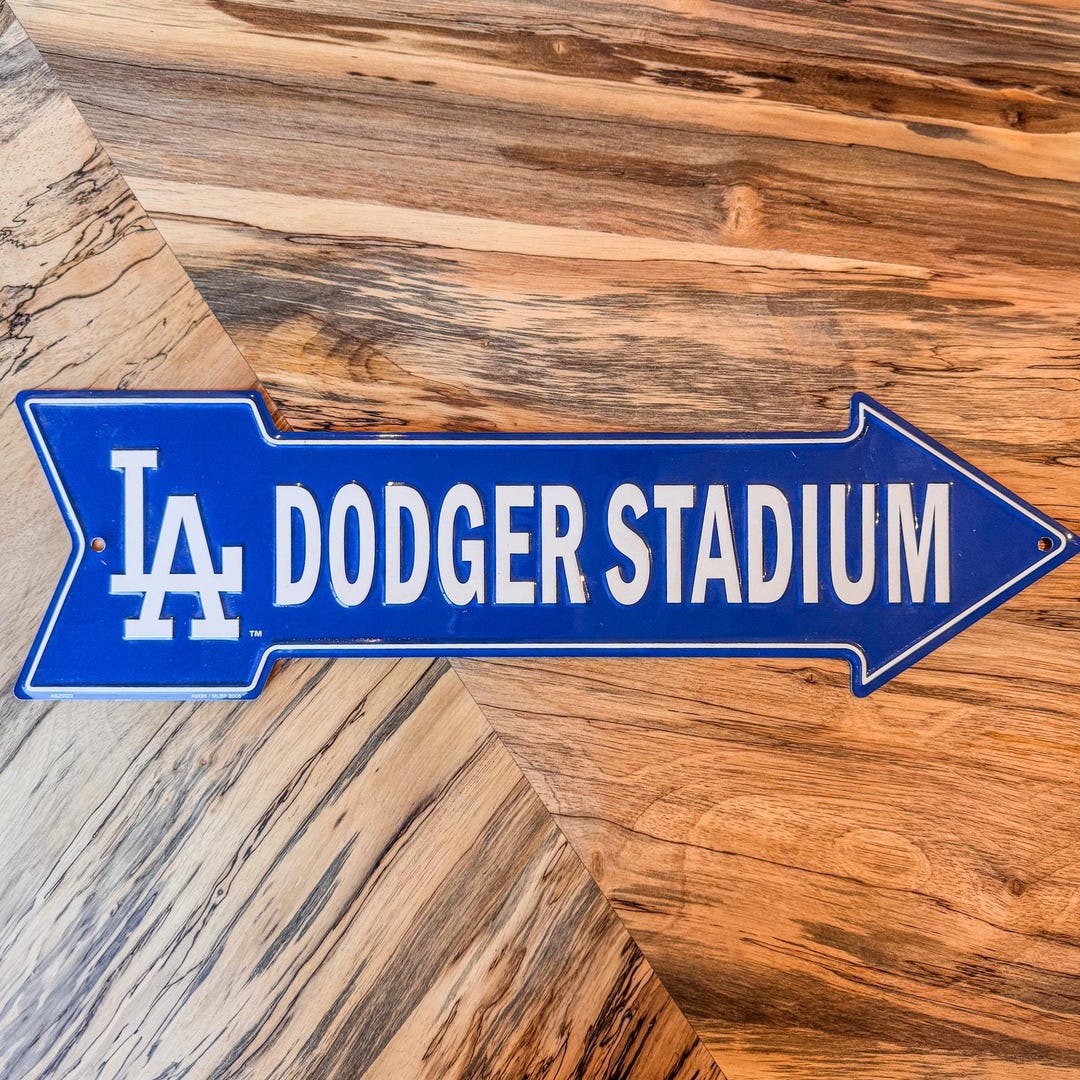 2005 Vintage MLBP, Los Angeles Dodgers Stadium Metal Wall Art, Baseball ...