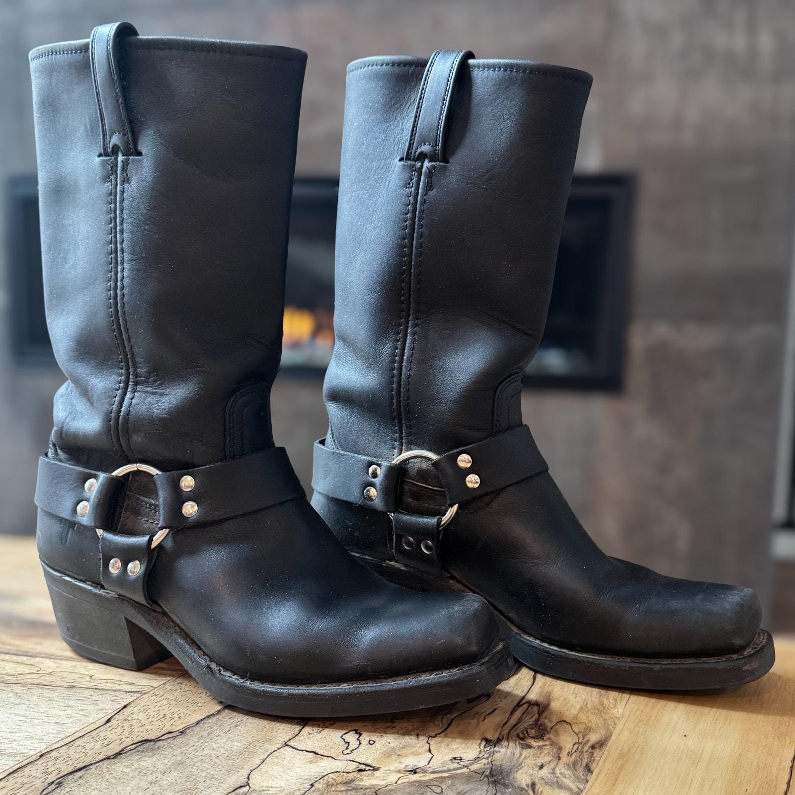 Frye Harness Boots - Etsy