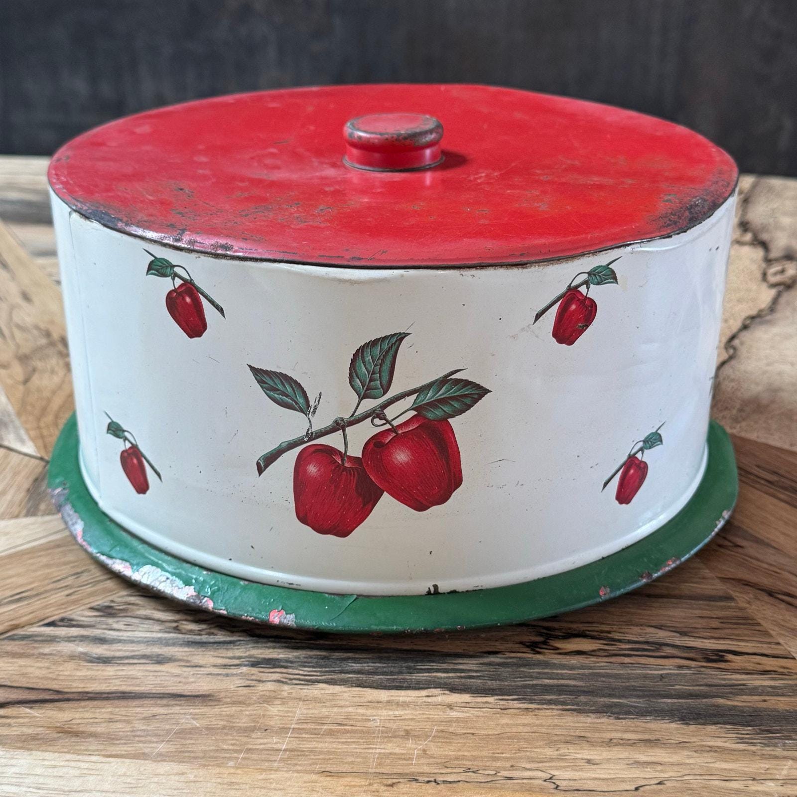 Vintage Cake Tin - Etsy