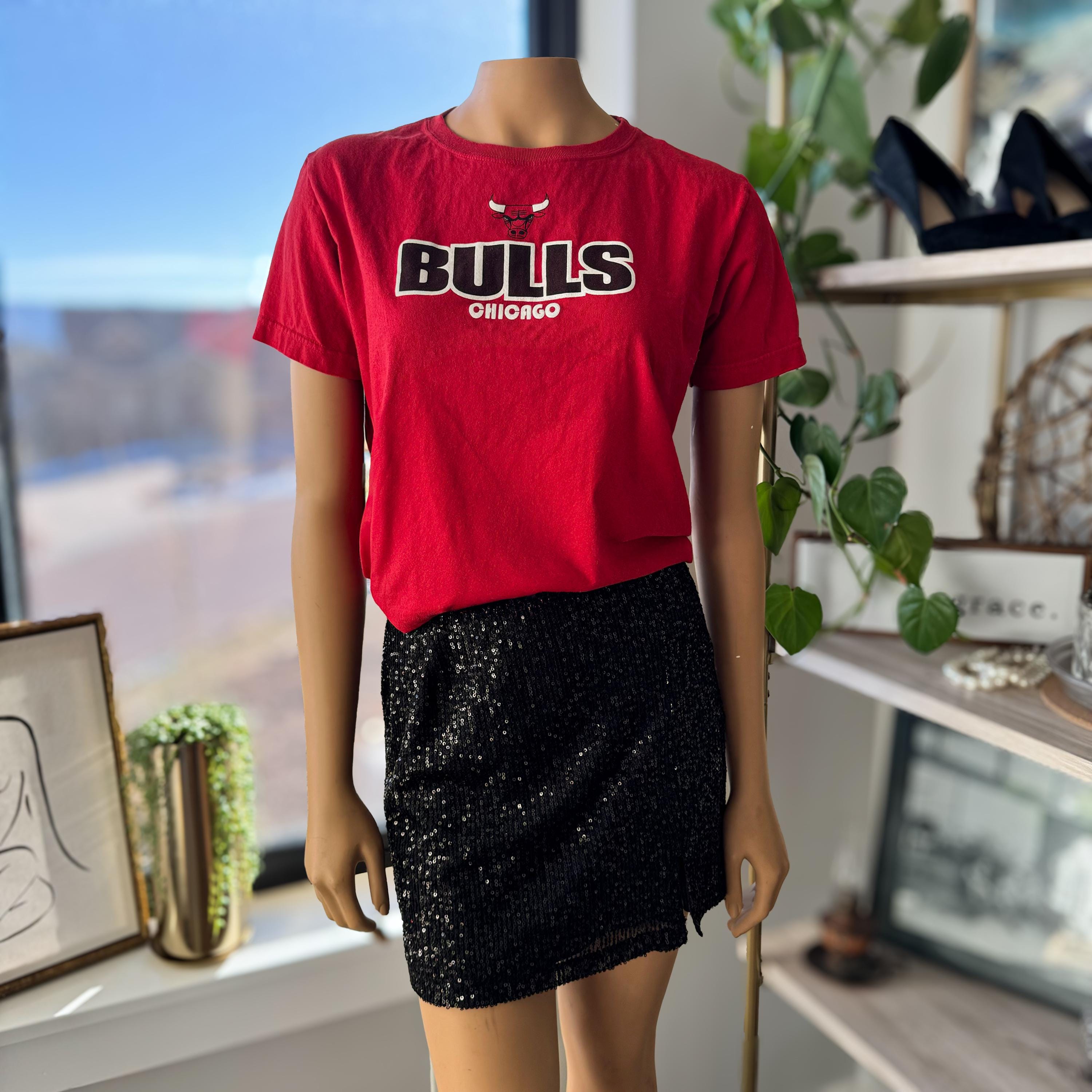 jersey dress chicago bulls Y2K with straps on side, Inbox us for more team options. Women's Concepts Sport Red Chicago
