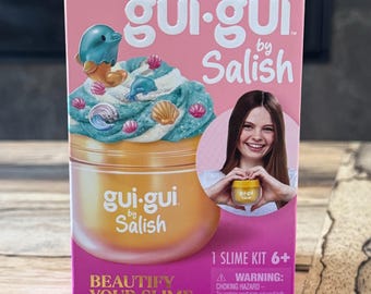 NIB Gui-Gui by Salish Matter Rare YELLOW CLOUD Slime Kit - Beautify Your Slime