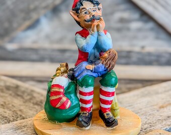 Santa's Helper Doll Maker Limited Edition beeldje-kerstdecor-vakantie: 4"H