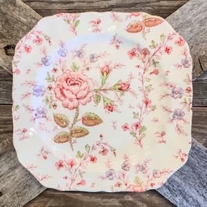 Set of 6-Johnson Brothers, 1930’s Rose Chintz Collection-Berry/Dessert Bowls, 5”